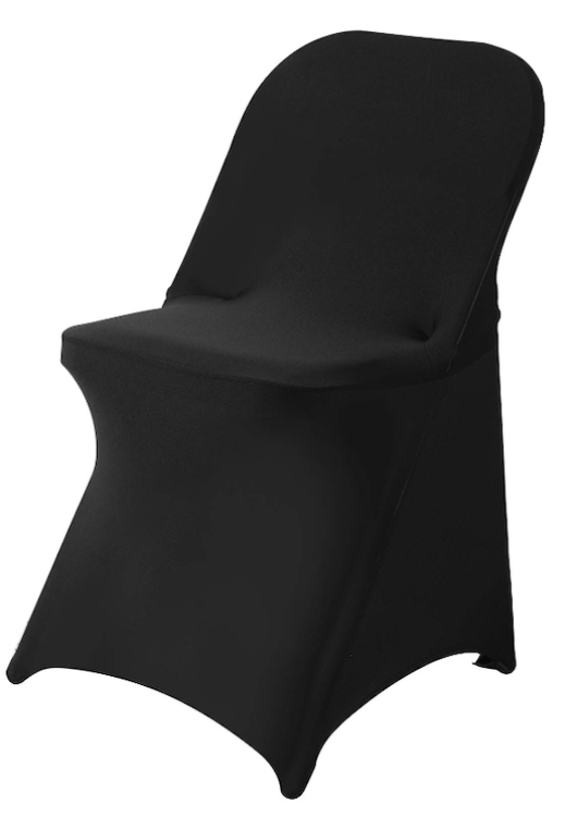 Black Spandex Chair Cover